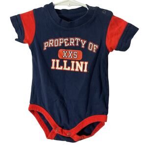 New Pro Edge Illini Illinois One Piece 6/9 Months